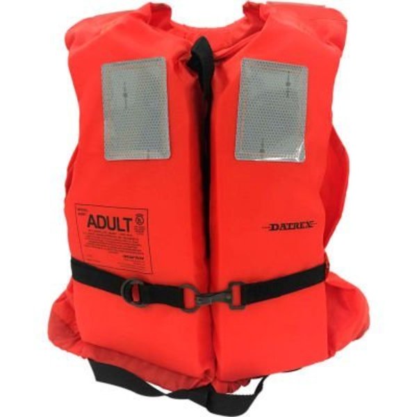 Datrex Datrex Offshore Life Vest, USCG Type I, Reversible, Orange, Adult Universal, DX400RTJ DX400RTJ